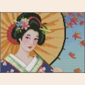 Набор для вышивания нитками DIMENSIONS "Красота гейши"